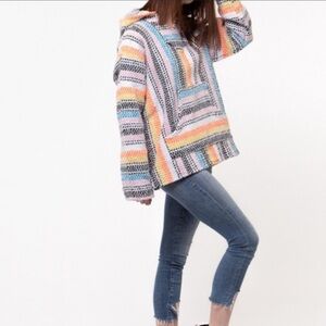 Earth Ragz Retro Mexican Poncho